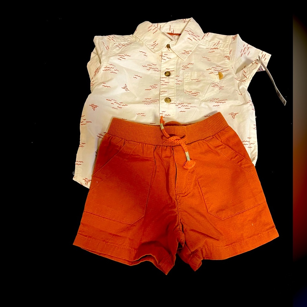 Baby boy shorts set